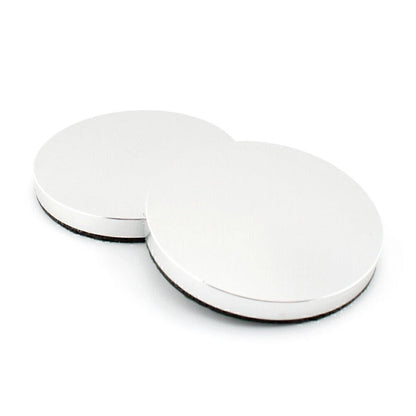 2X Handlebar Riser Top Clamp Cover for Harley Silver