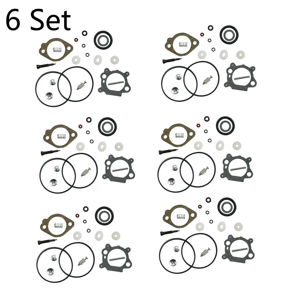Set of 6 Carburetor Repair Kits for B&S 492495 493762 498260