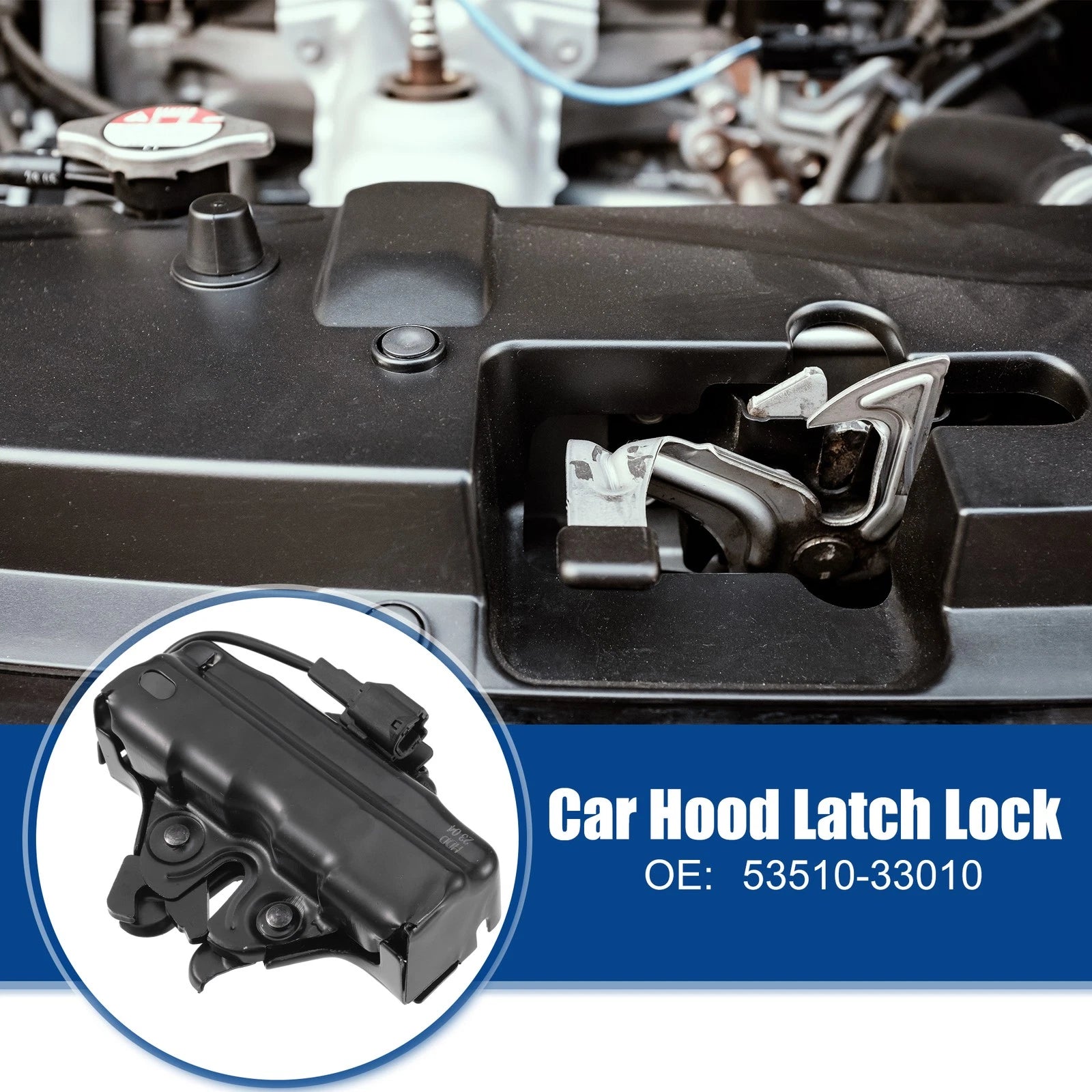 Hood Latch Lock Assembly Replacement for Lexus GS 300 (1993–2005)
