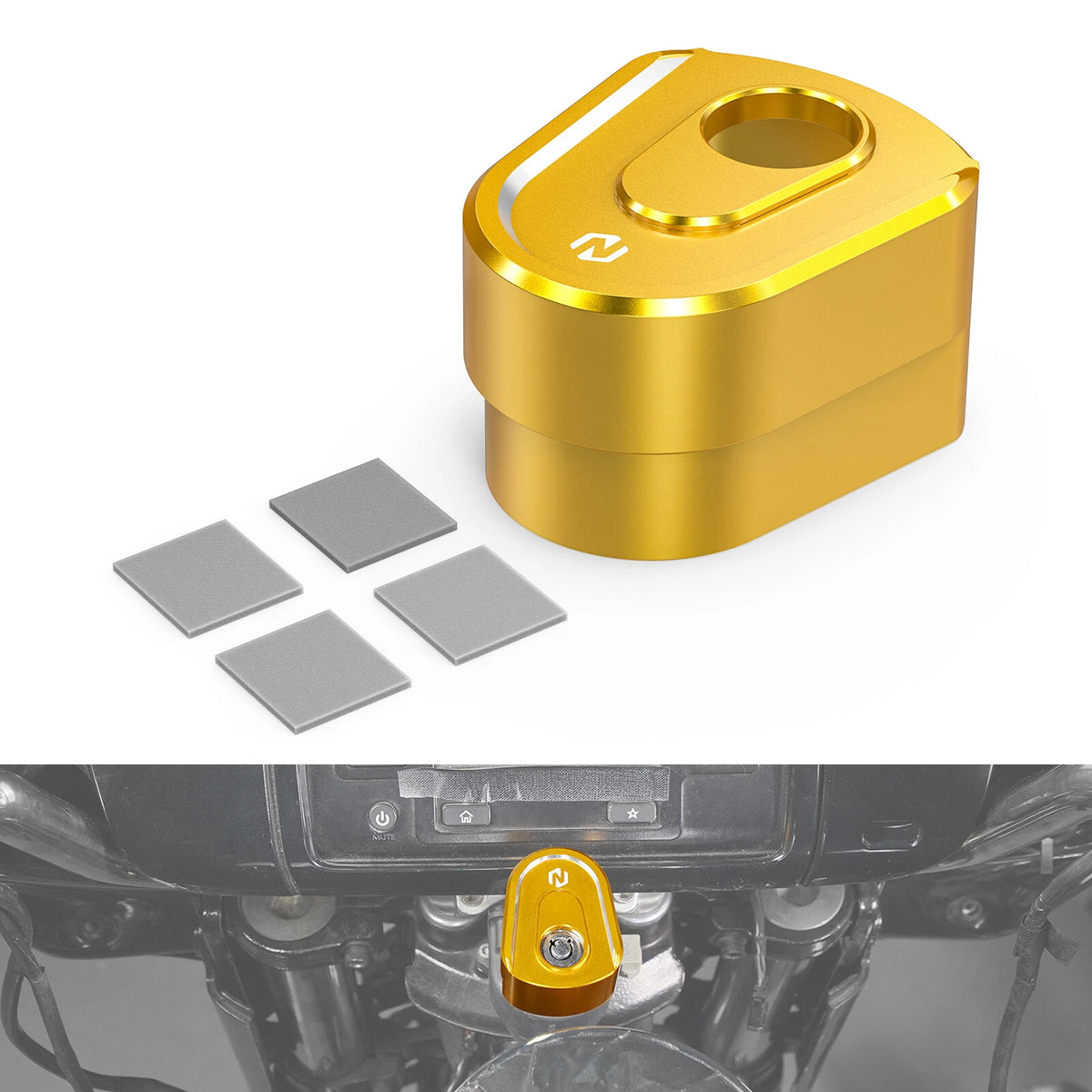CNC Ignition Switch Panel Trim Cap for Harley Street Glide FLHX, FLHXS (2014–2023)