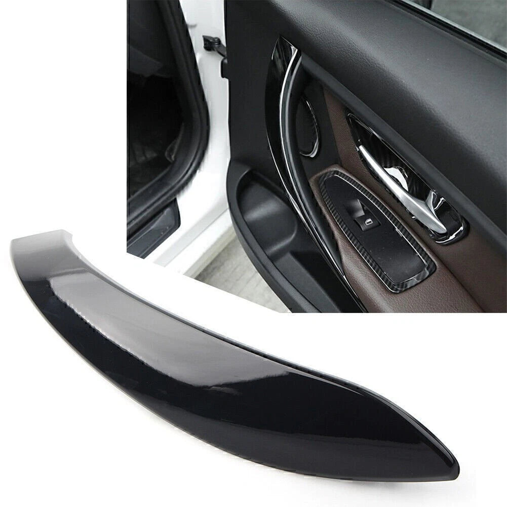 Glossy BLK 1x Right Inner Door Handle Panel Cover Trim For BMW 3 4 Series 3GT