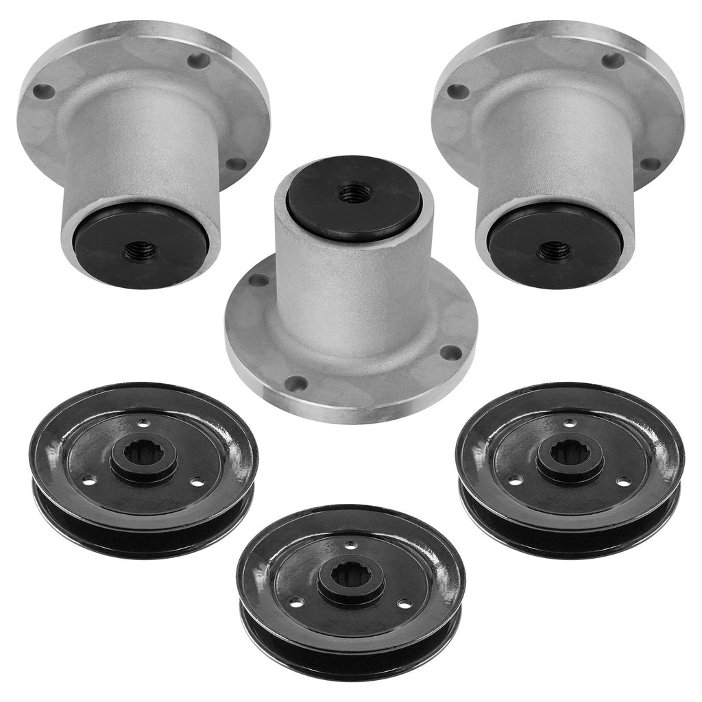 Deck Spindle Pulley Replacement for Hustler FasTrak SD Z4 Trimstar (54")