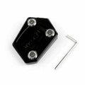 CNC Side Kickstand Extension Plate Pad for Honda CBR250R (2011–2015) Black T9
