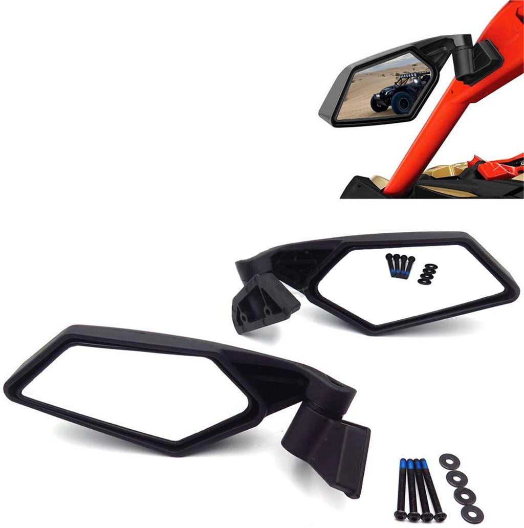 Racing Side Mirrors with LED Light for Can-Am Maverick X3 & Max (2017–2019)