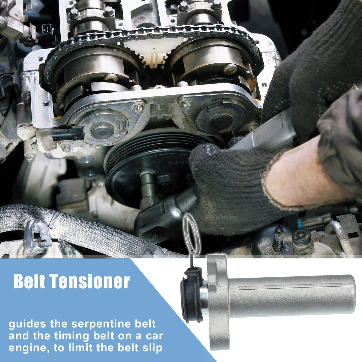 Engine Timing Belt Hydraulic Tensioner Replacement for Toyota Camry (1996–2001)