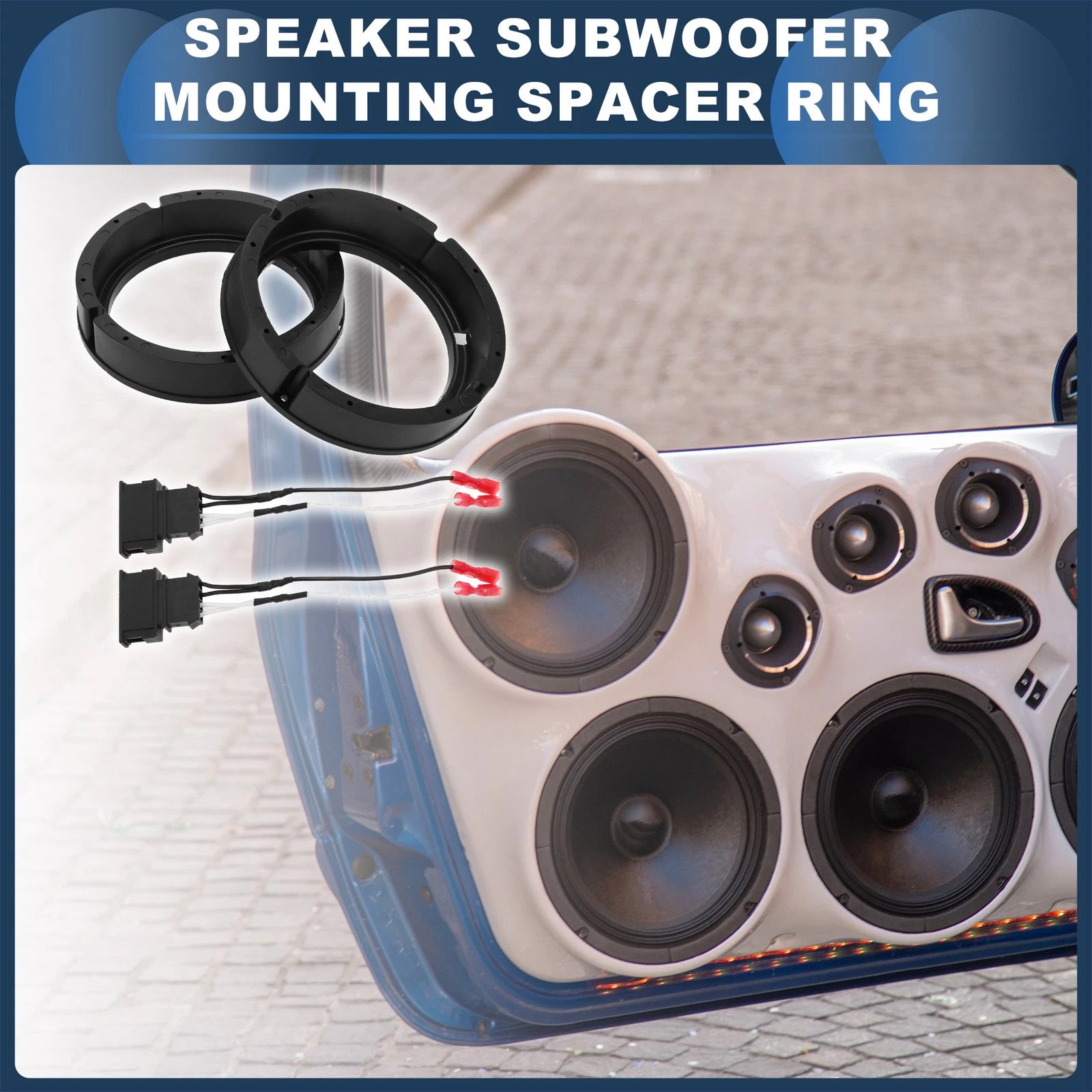Tweeter Speaker Spacer Ring Adapter for Volkswagen Golf MK7 (2015–2020)