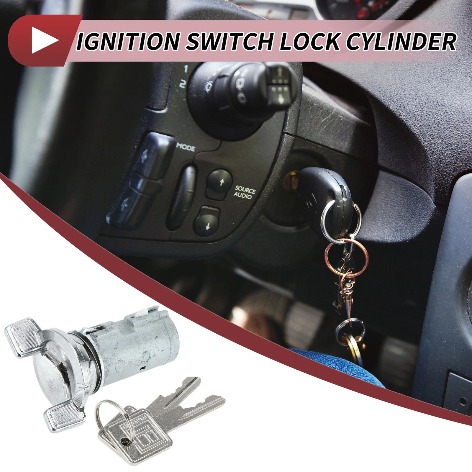 Ignition Lock Cylinder Replacement for Chevrolet GMC Buick Pontiac (1930–2002)