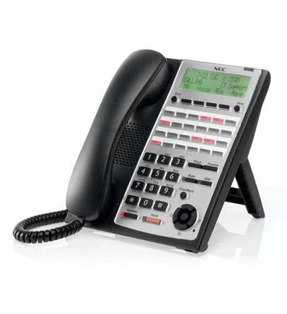 24-Button Full-Duplex Telephone NEC 1100063 - Black