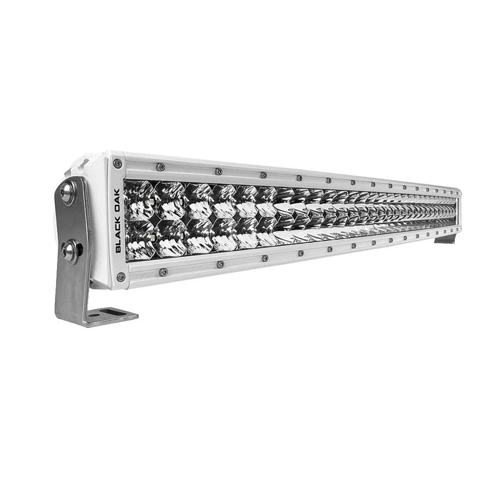 30" LED Light Bar for Black Oak Pro Series (Curved, White Housing)