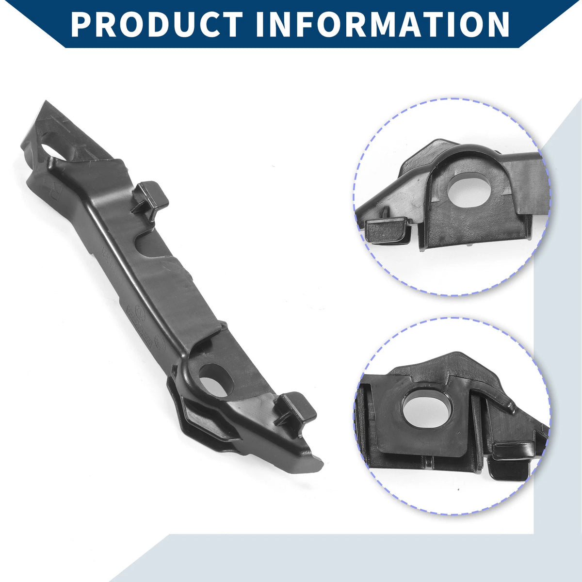 Front Right Bumper Retainer Bracket No.A2058850921 for Mercedes Benz C300 (2015–2021)
