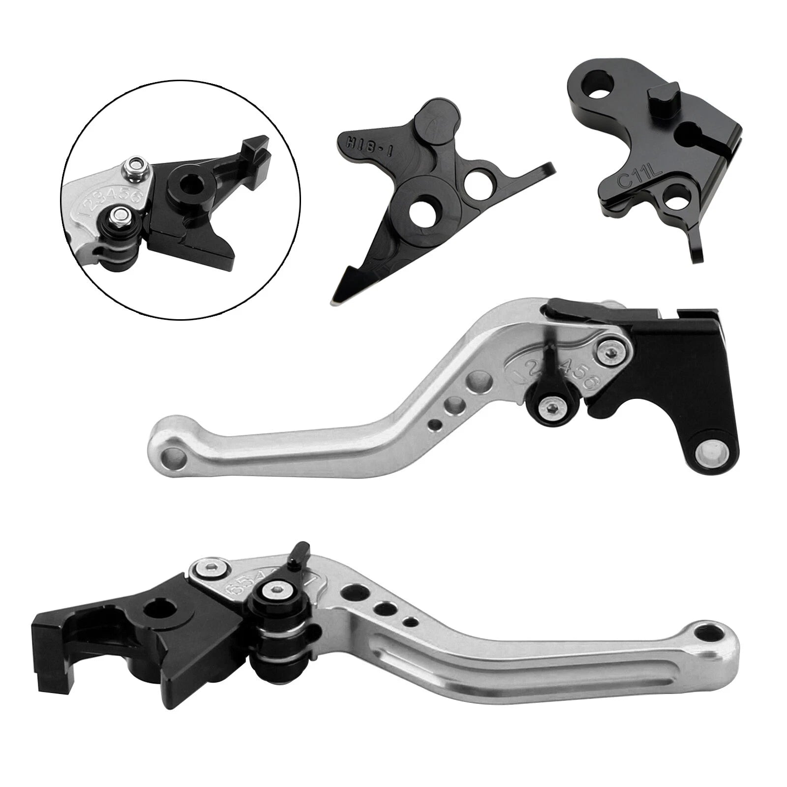 Short Clutch Brake Lever for Honda CRF1100L Africa Twin (2020–2021) d3
