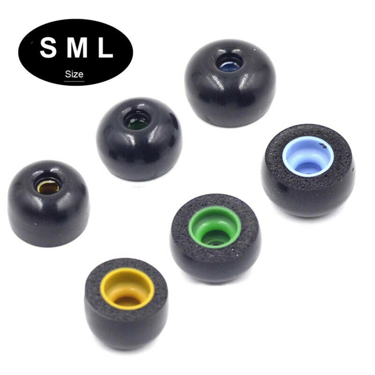 3 Pair Memory Foam Ear Tips for Sony WF-1000XM4/WF-1000XM3