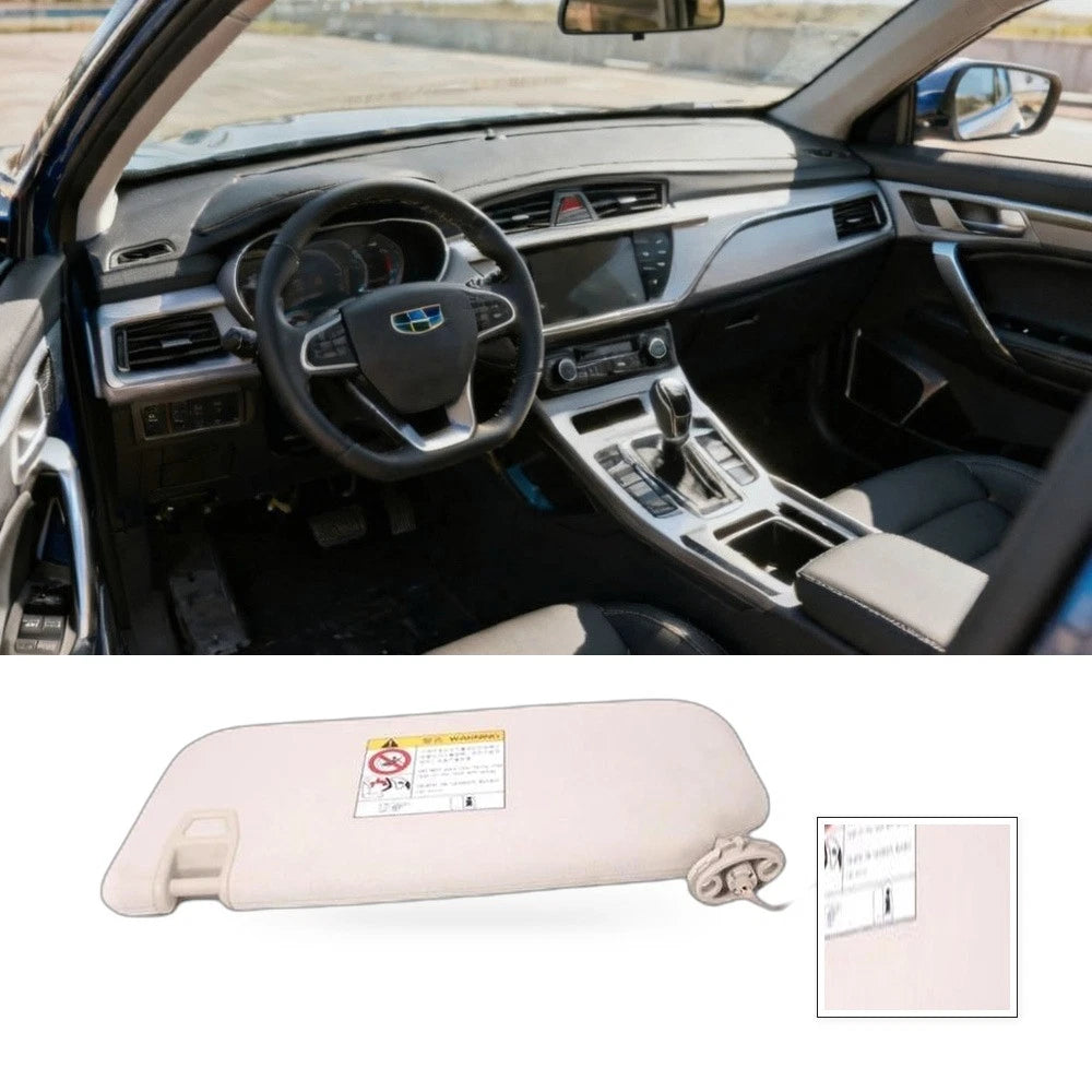 Sun Visor for Geely Boyue (2016–2023) Right Beige Vanity Mirror Light