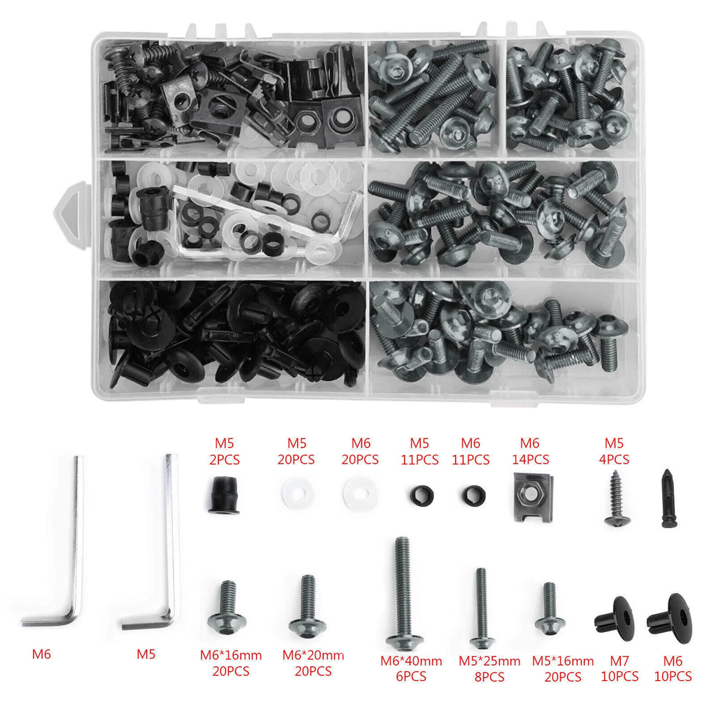 Fairing Bolt Kit for Honda CBR 600 900 919 954 1000 RR 1100XX (T9)