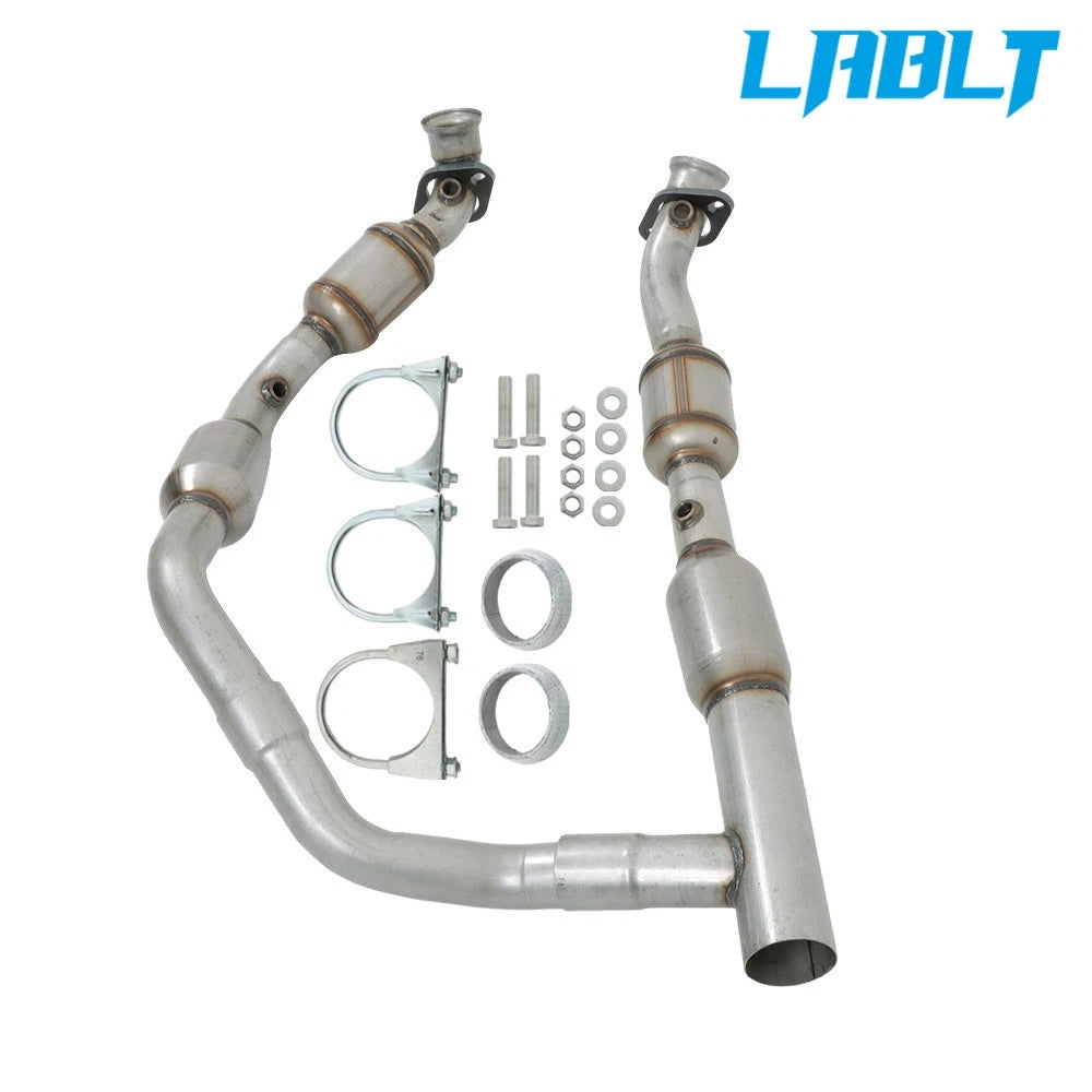 Y Pipe Catalytic Converter Set for Ford E150 E250 E350 Super Duty 2005–2008