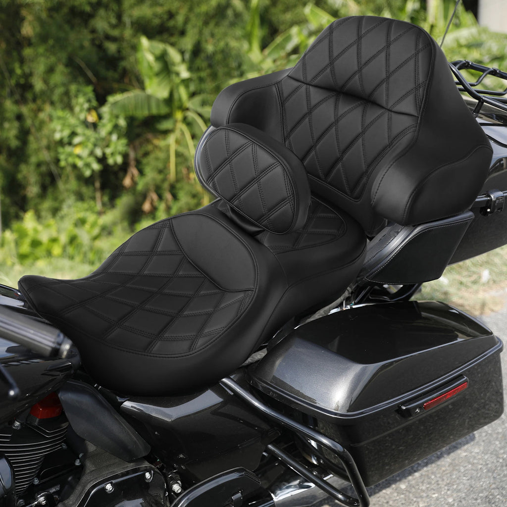 Seat Backrest Pad for Harley Street Electra Glide (2014–2023)