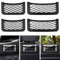 Set of 4 Side Storage Net Mesh Seat Back Pockets for Organizing Items
