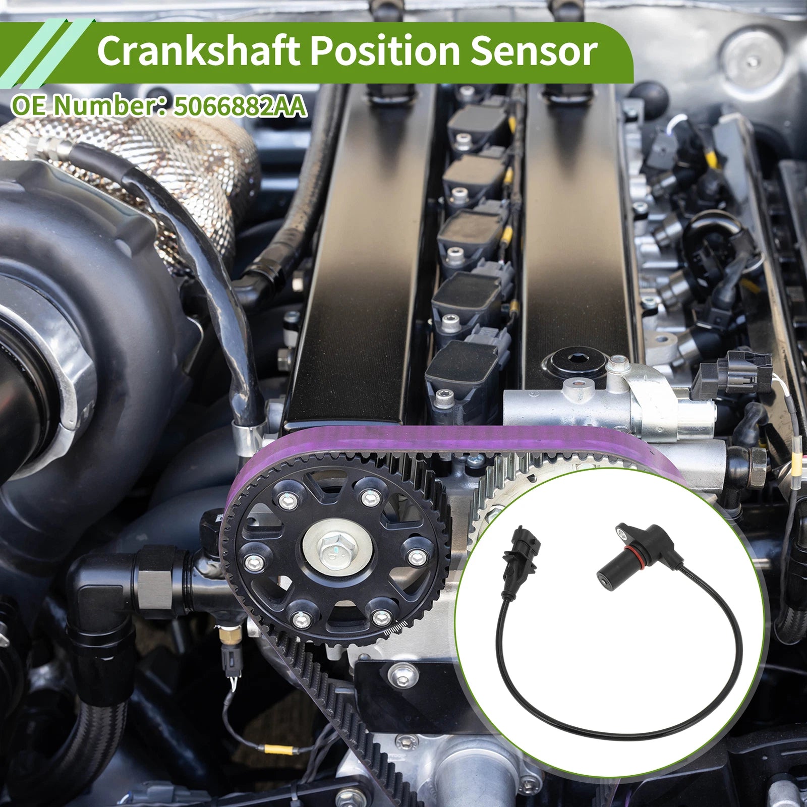 Crankshaft Position Sensor for Jeep Liberty (2005–2006) No. 5066882AA
