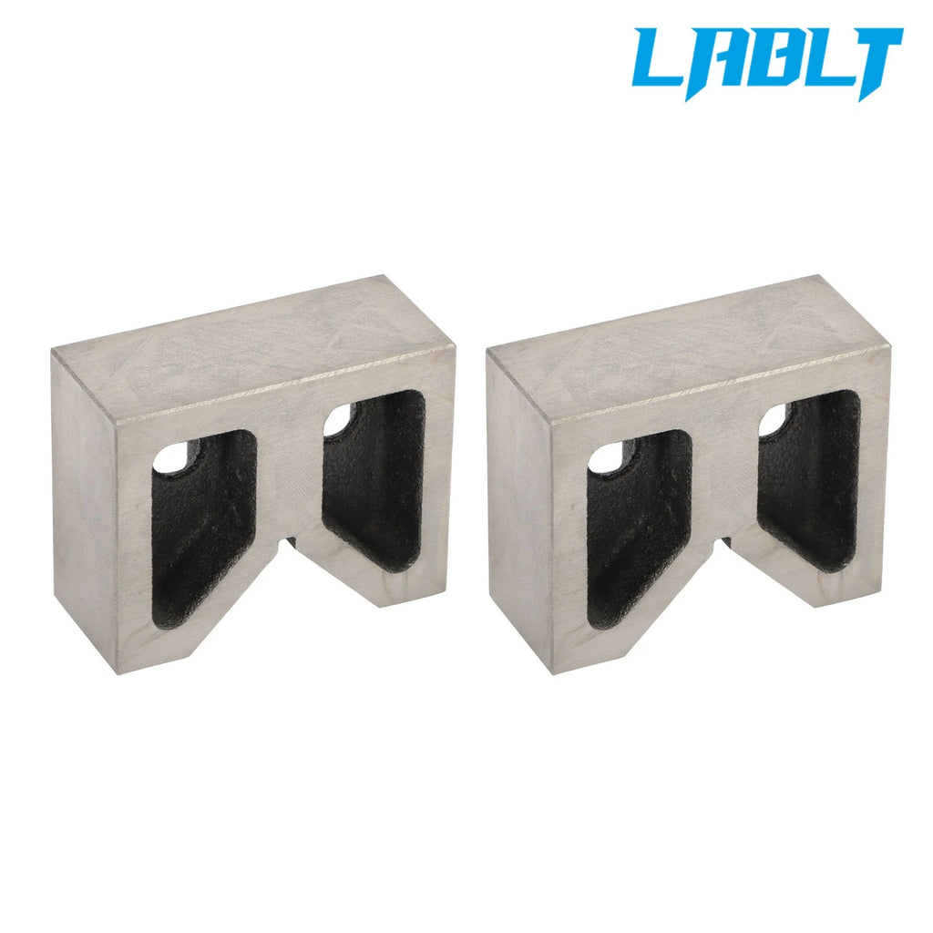 Set of 2 Cast Iron V-Blocks for LABLT (3'' × 1-5/16'' × 2-3/8'')