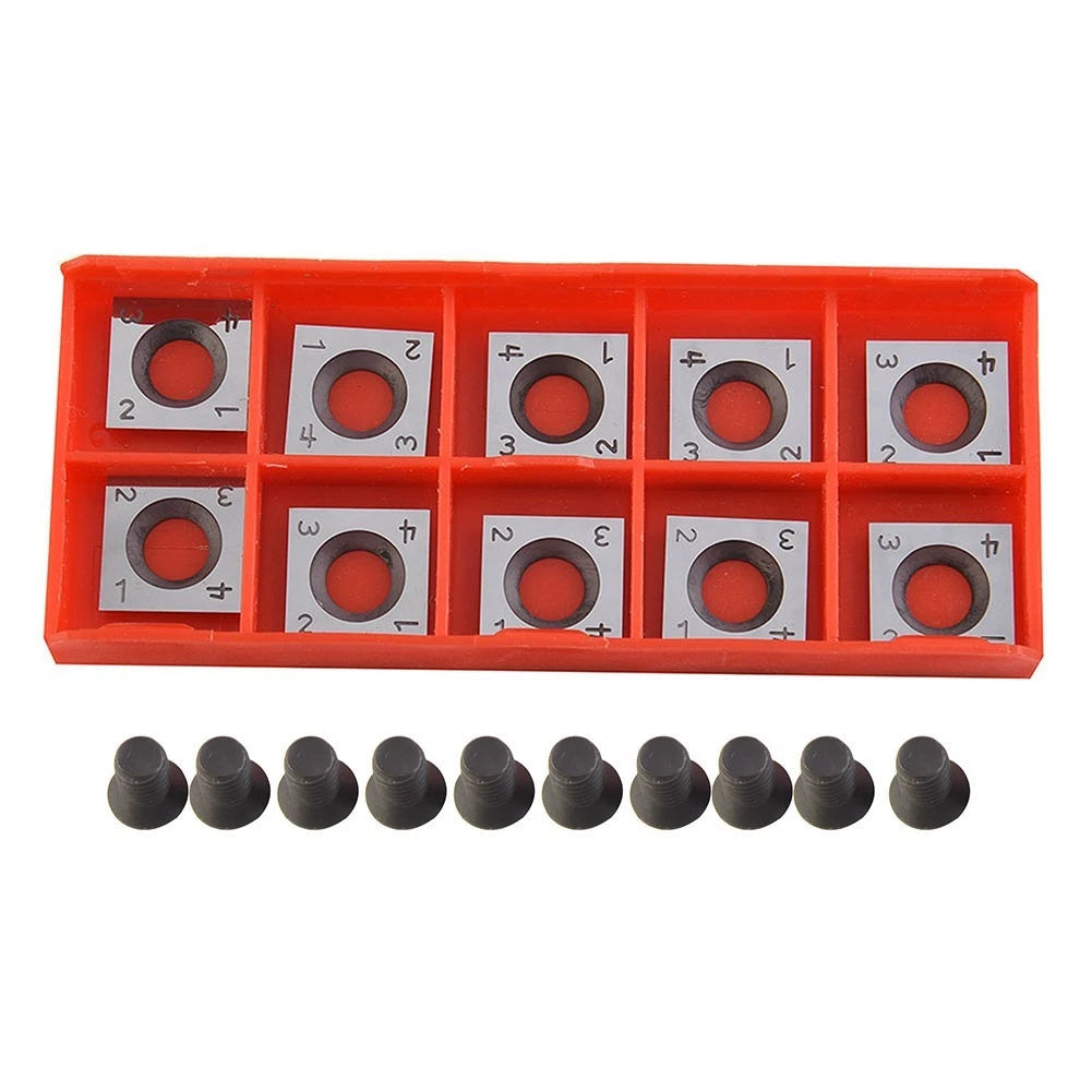 10X Carbide Inserts for Woodworking Tools - Size 14mm