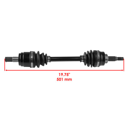 Front and Rear Axle Set Replacement for Honda TRX680FA Rincon 2006–2010