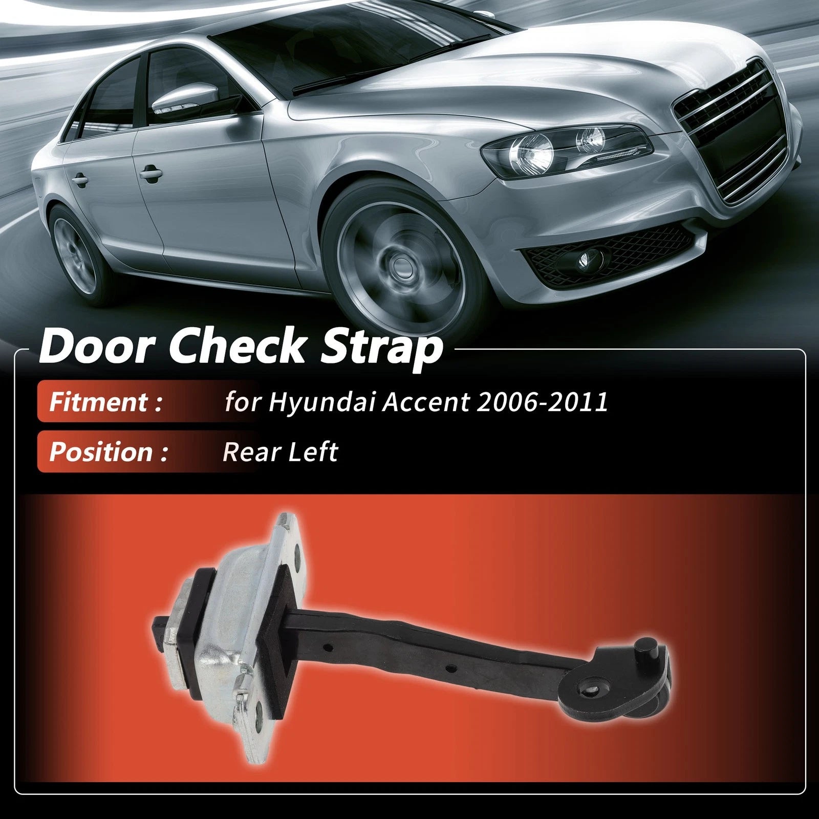 Rear Left Door Check Strap Replacement for Hyundai Accent (2006–2011)