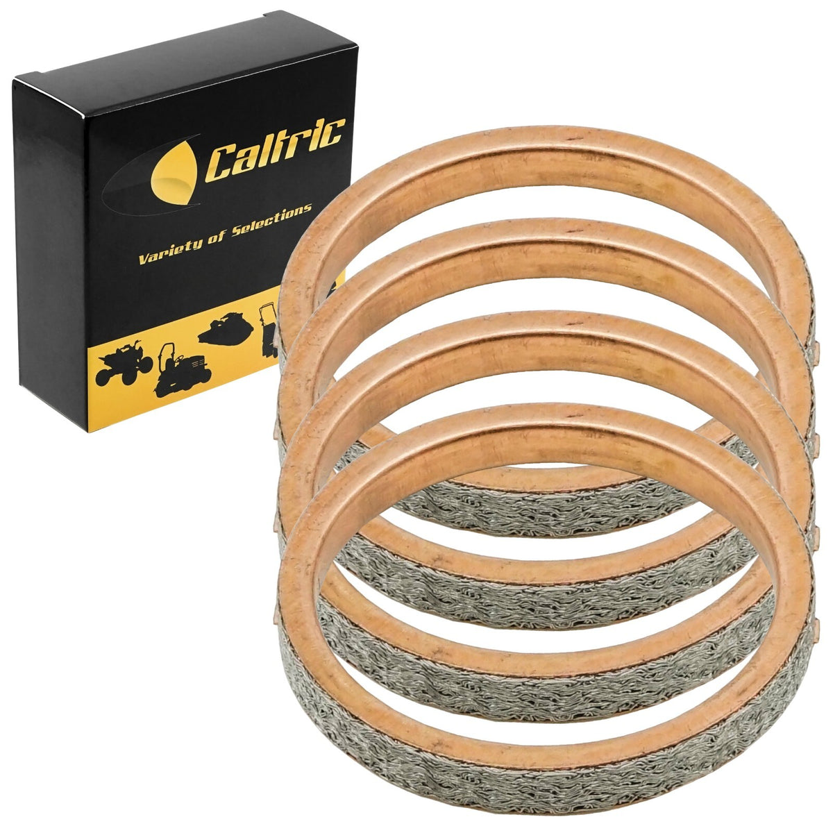 Exhaust Muffler Pipe Gaskets Set for Suzuki GSX-1300B King (2008–2021)