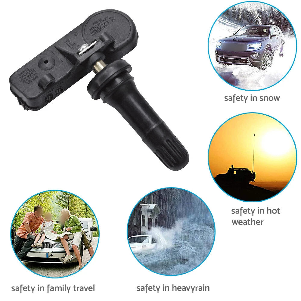4X TPMS Tyre Pressure Sensor for Jeep Commander (2005–2015)