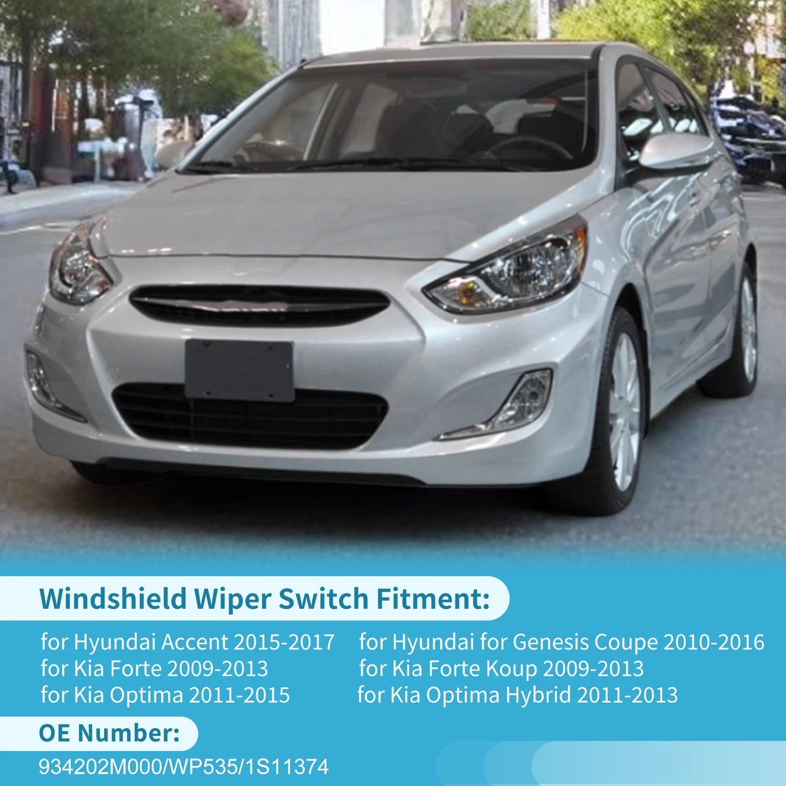 Windshield Wiper Switch for Hyundai Accent 2015 for Kia Forte Optima (2015–2019)