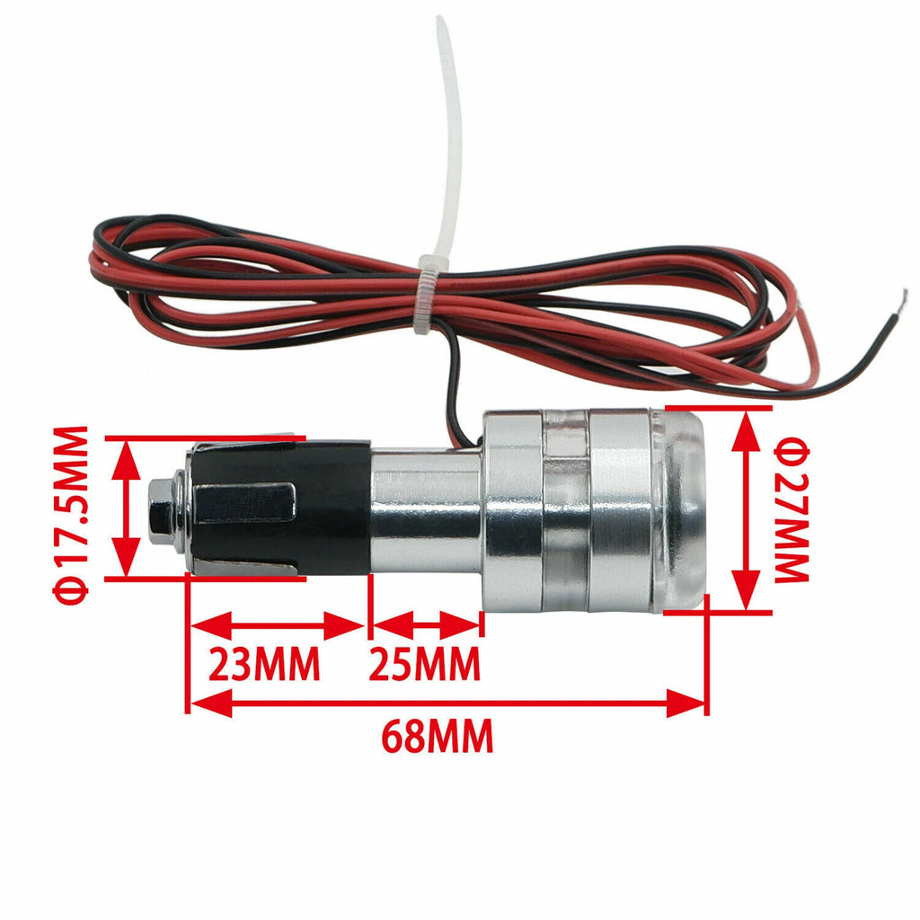 LED Turn Signal Lights for Motorcycle Handlebar (Indica)