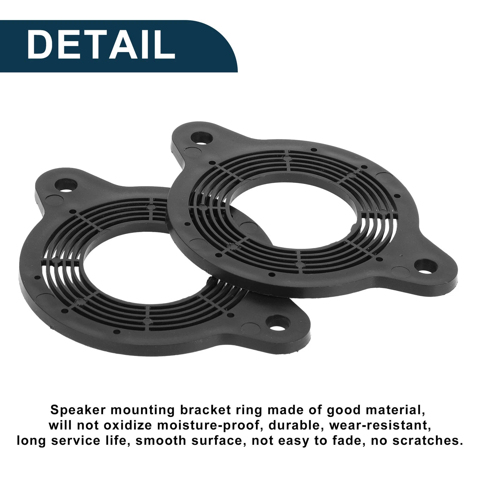 2X Speaker Spacer Ring Adapter for Toyota (ABS)
