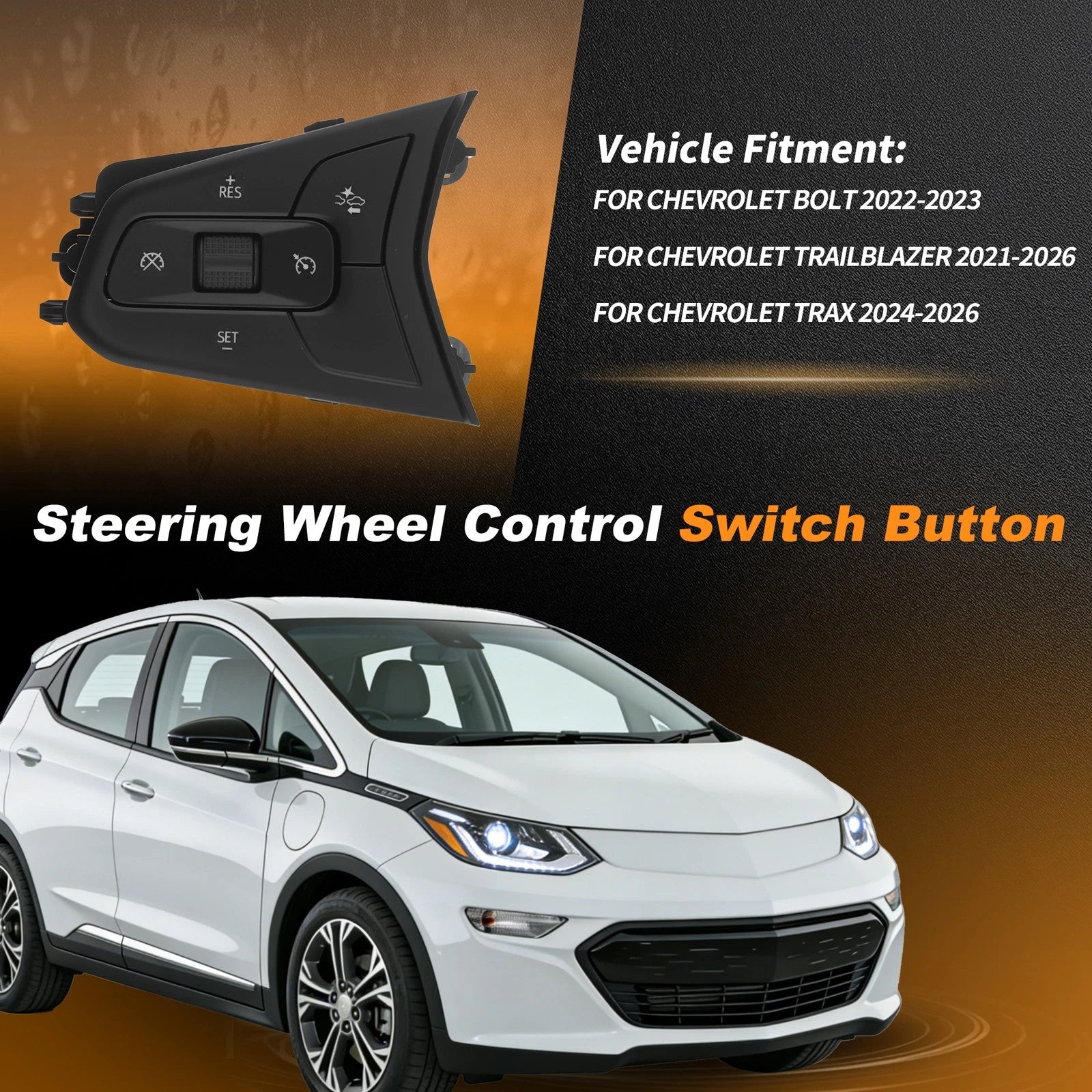 Steering Wheel Button Left Side for Chevrolet Bolt (2022–2023) No.13531981