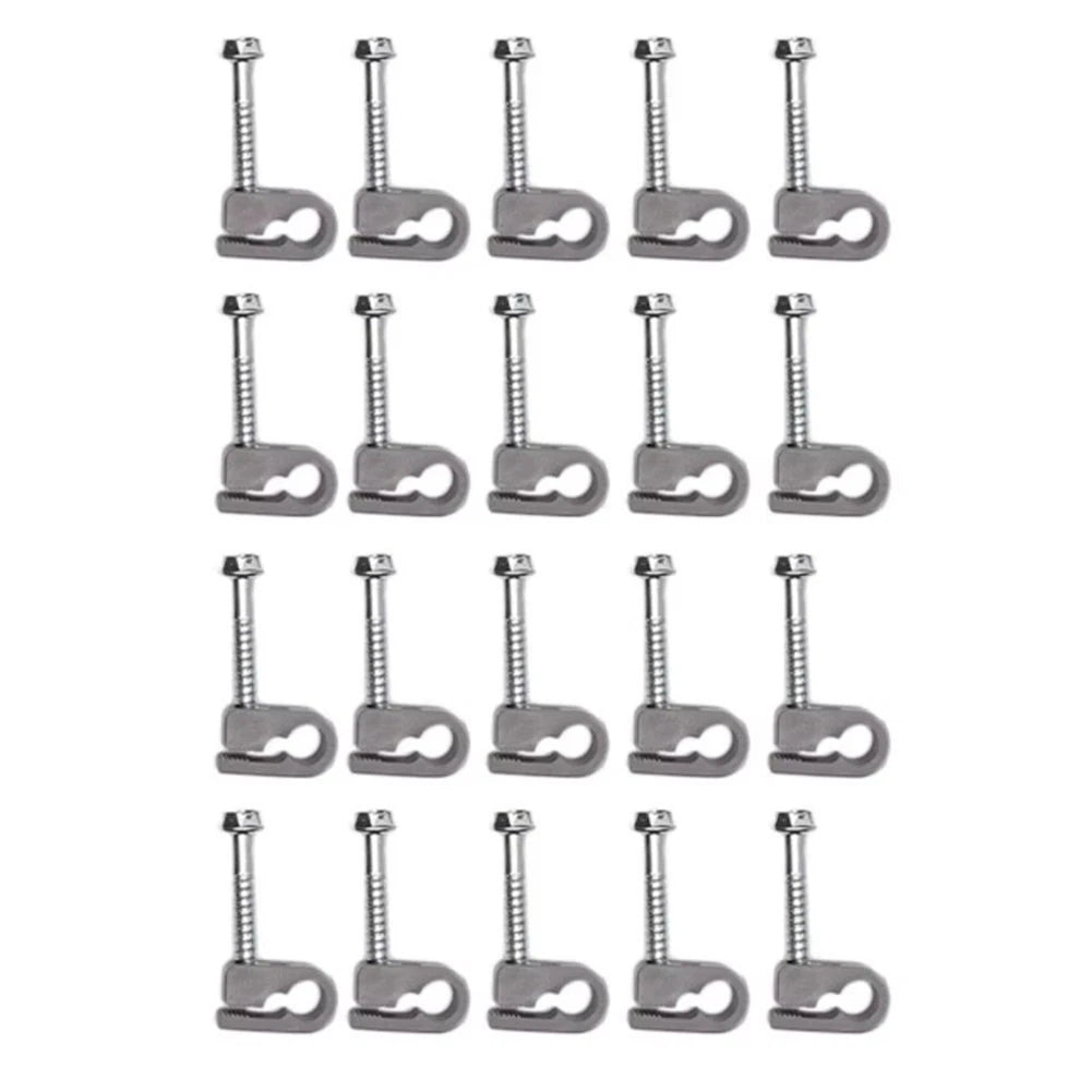 20 Piece Clip Kit and Screws for Starlink Cables