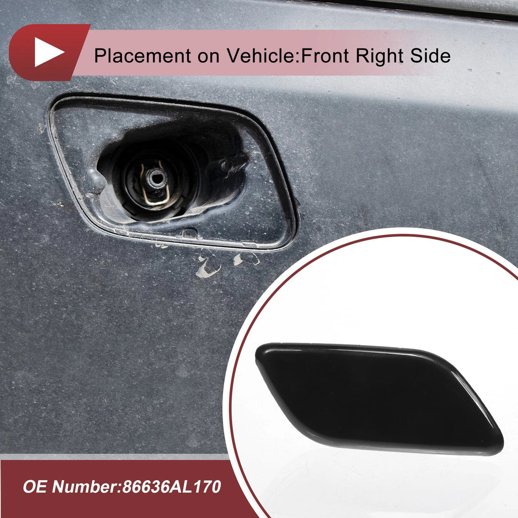 Front Right Washer Nozzle Cover Cap Replacement for Subaru Outback (2010–2018)