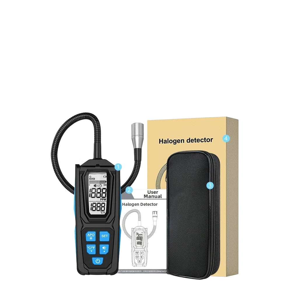 HD02 Portable Leak Detector for Automotive (1000 PPM Measuring Range)