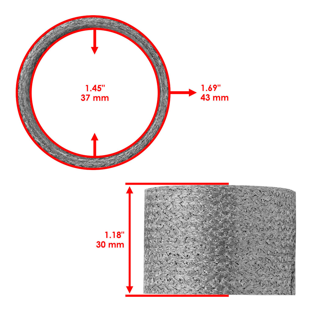 Exhaust Muffler Pipe Gasket OEM Replacement for Suzuki SV650 (1999–2008)