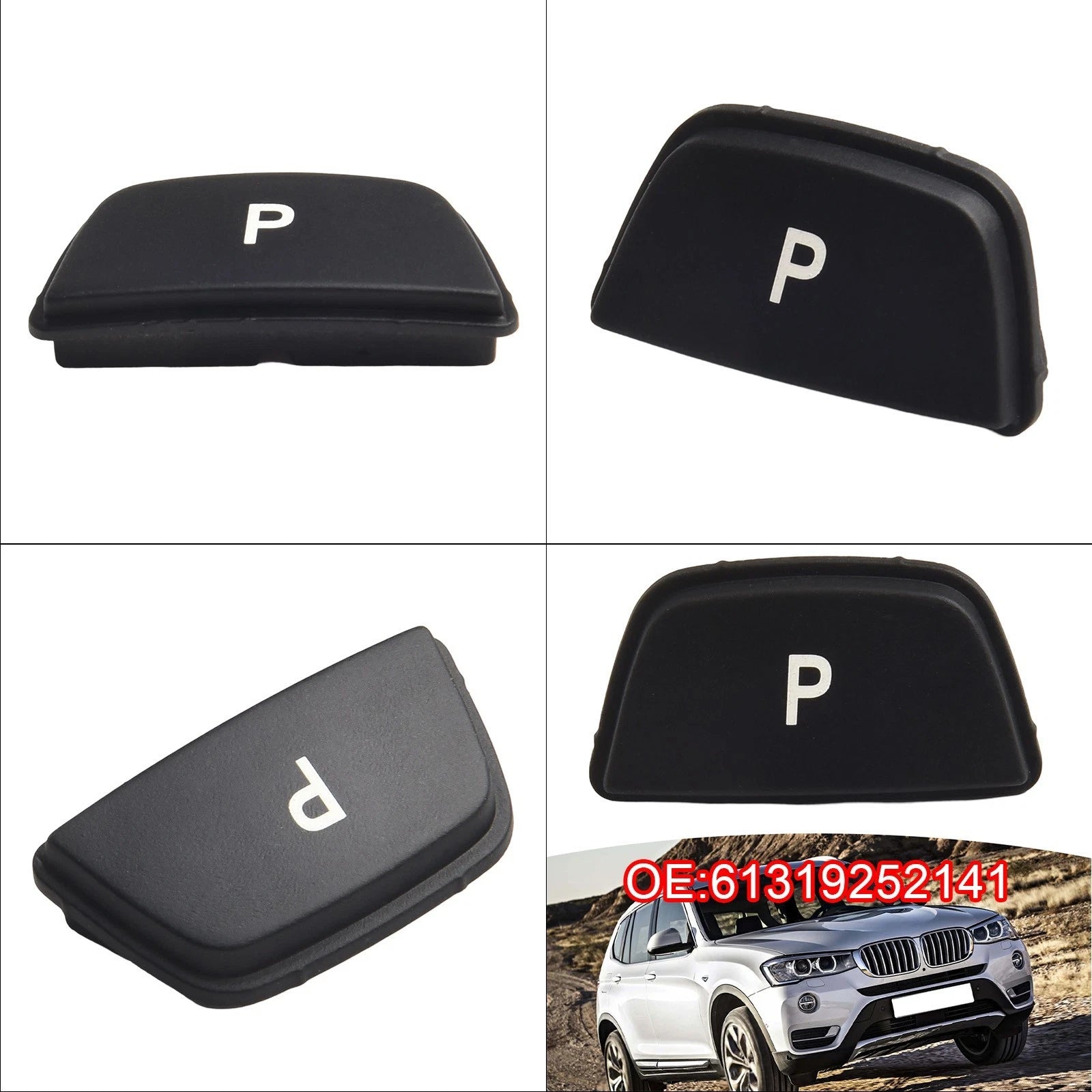 Gear Shifter Knob P Button for BMW