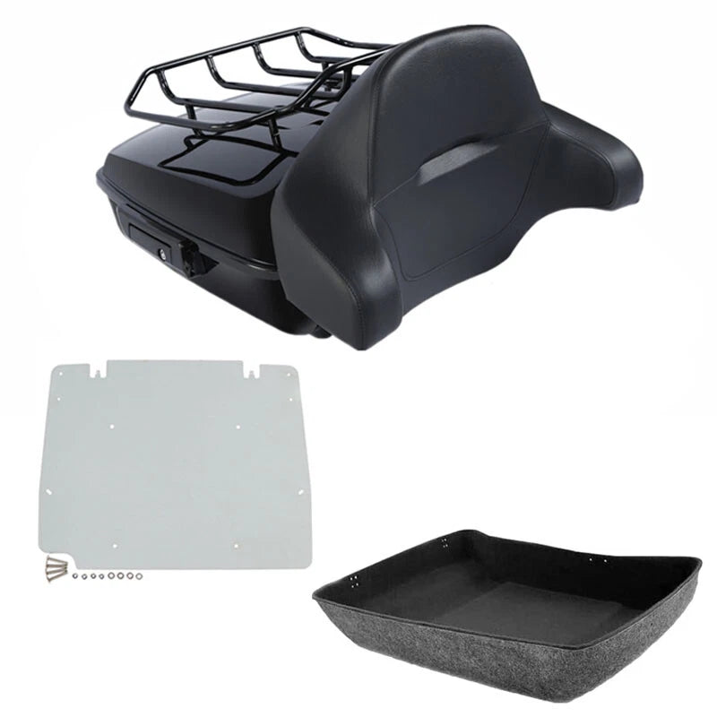 Chopped Trunk Backrest Base Plate for Harley Touring Road Glide (2014–2026)