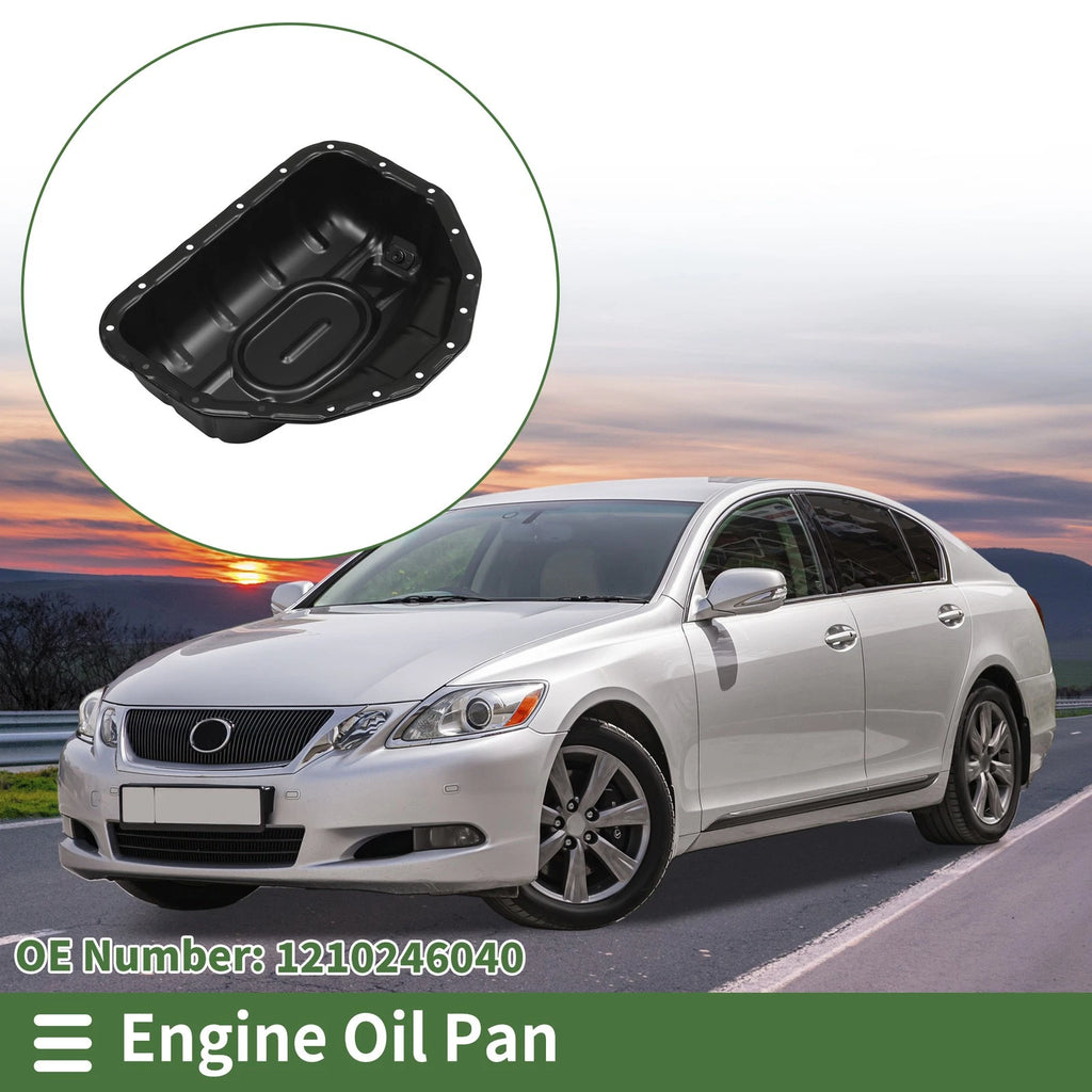 Engine Oil Pan Replacement for Lexus GS300 1998–2005 Iron Black
