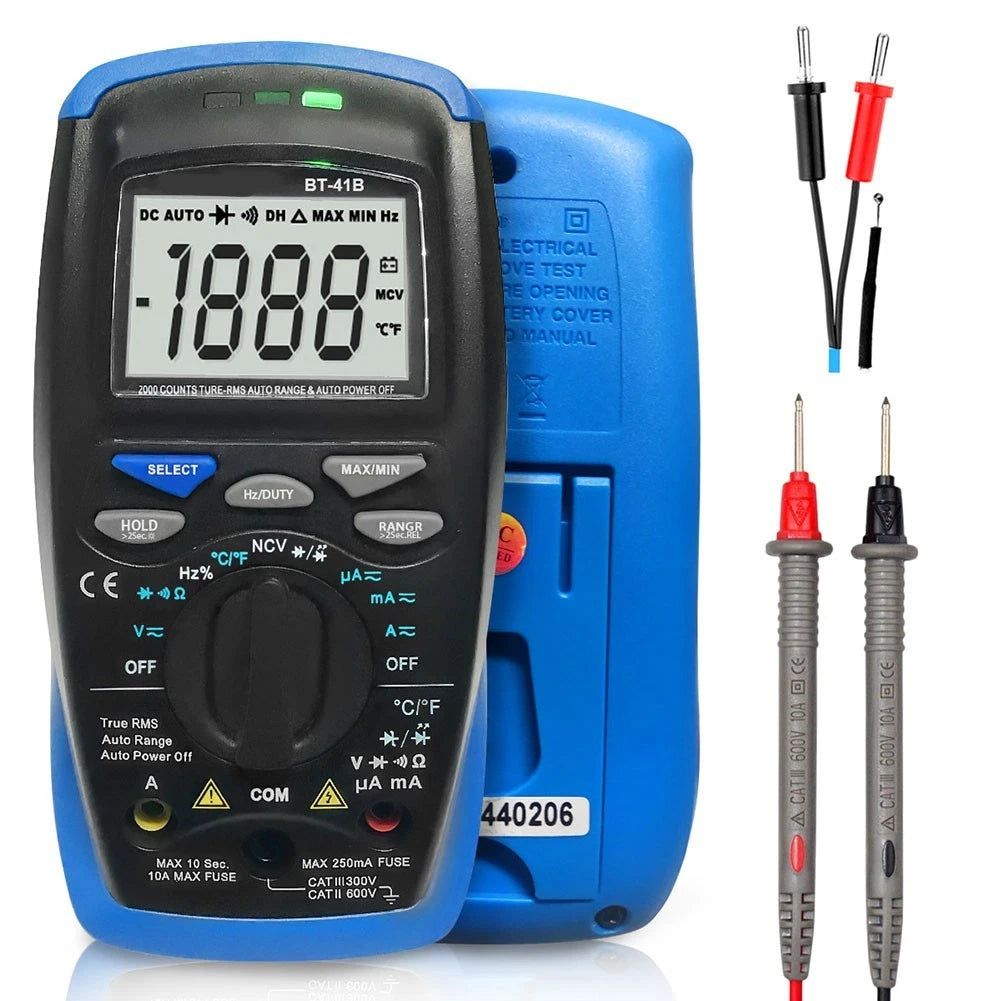 Digital Auto Ranging Multimeter True RMS Non Contact Voltage Tester