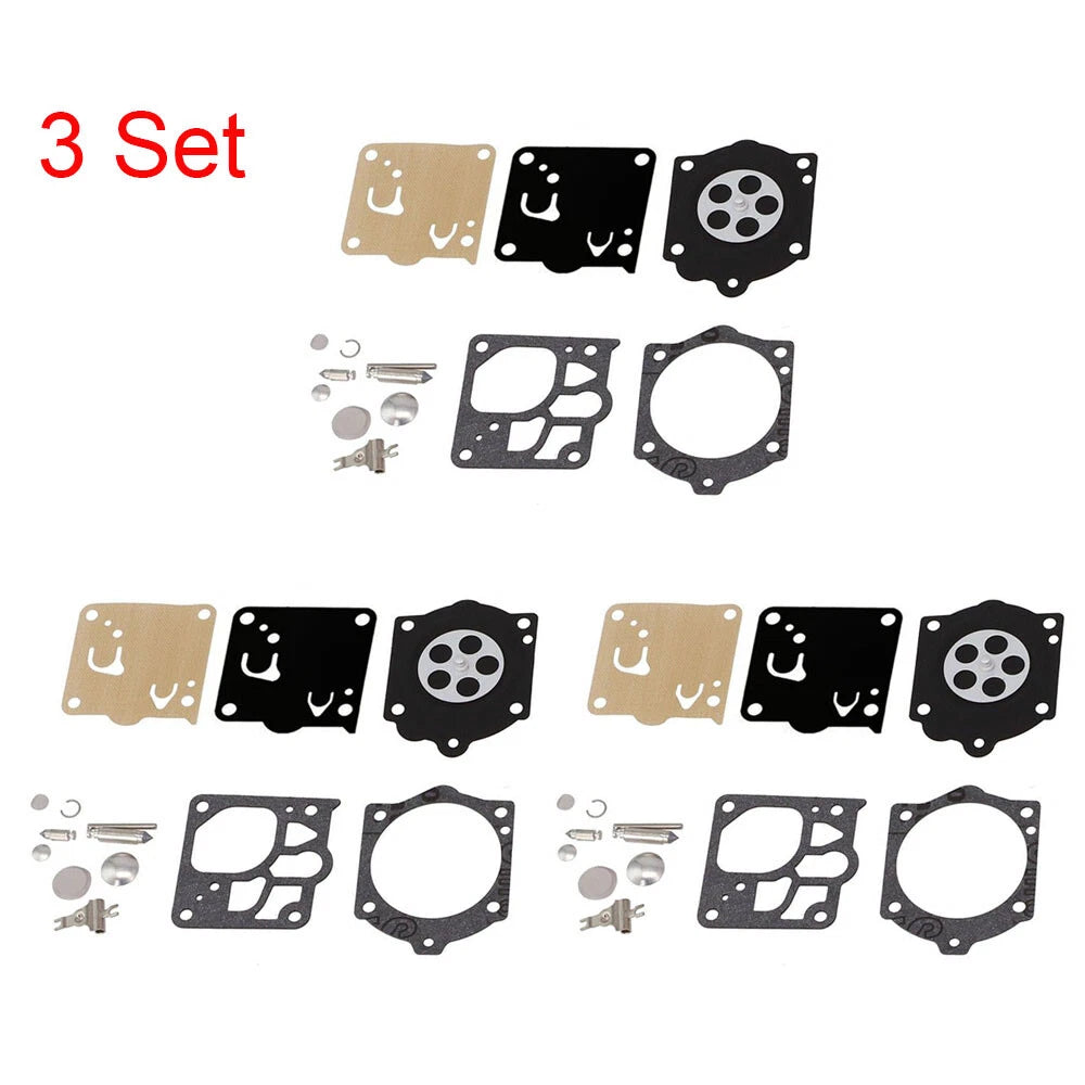 Set of 3 Carburetor Gasket Kit for Stihl MS650 MS660 (Walbro K15-WJ K12-WJ)