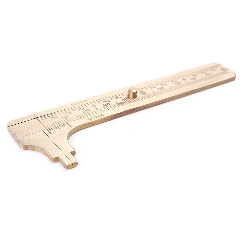 100mm Metal Double Scale Vernier Caliper Ruler Measuring Tool