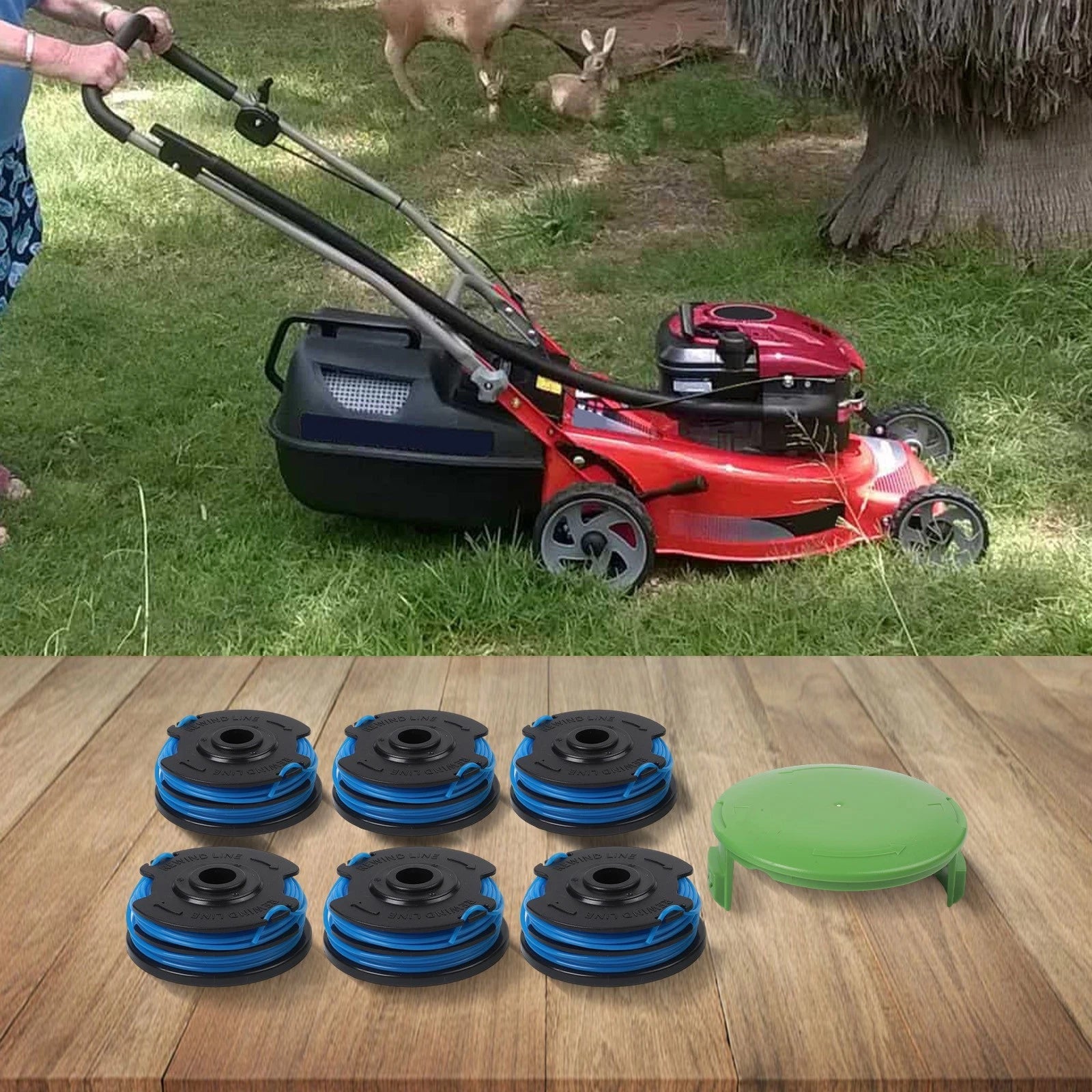 7 Piece Spool Set for Greenworks 21212 21272