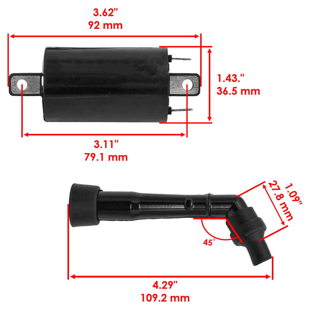 Ignition Coil Replacement for Suzuki VL800 Intruder Volusia 800 (2001–2004)
