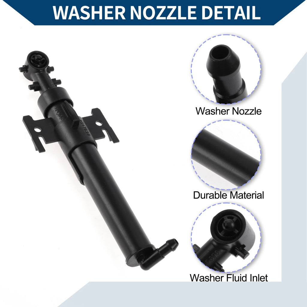 Front Passenger Side Headlight Washer Nozzle for Land Rover Range Rover Sport (2006–2013)