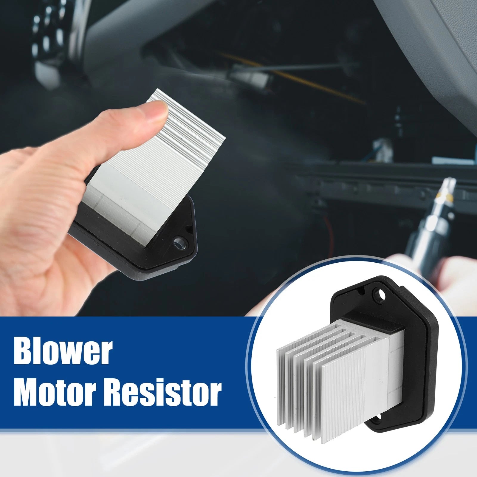Blower Motor Resistor Replacement for Hyundai Tucson (2016–2021) Black