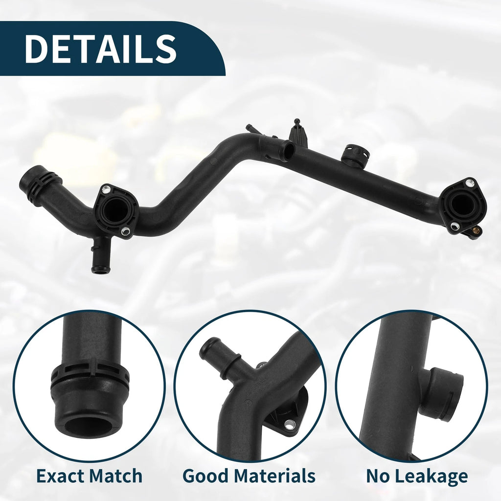 Engine Cooling Water Line for Audi A4 Avant (2005–2008) No. 06E121045F