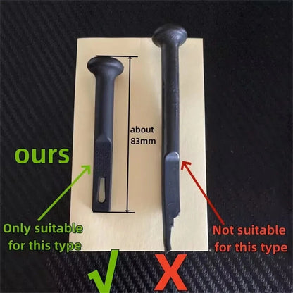 Rear Seat Hinge Control Knob for Peugeot 206 207 Citroen C2 (2000–2010)