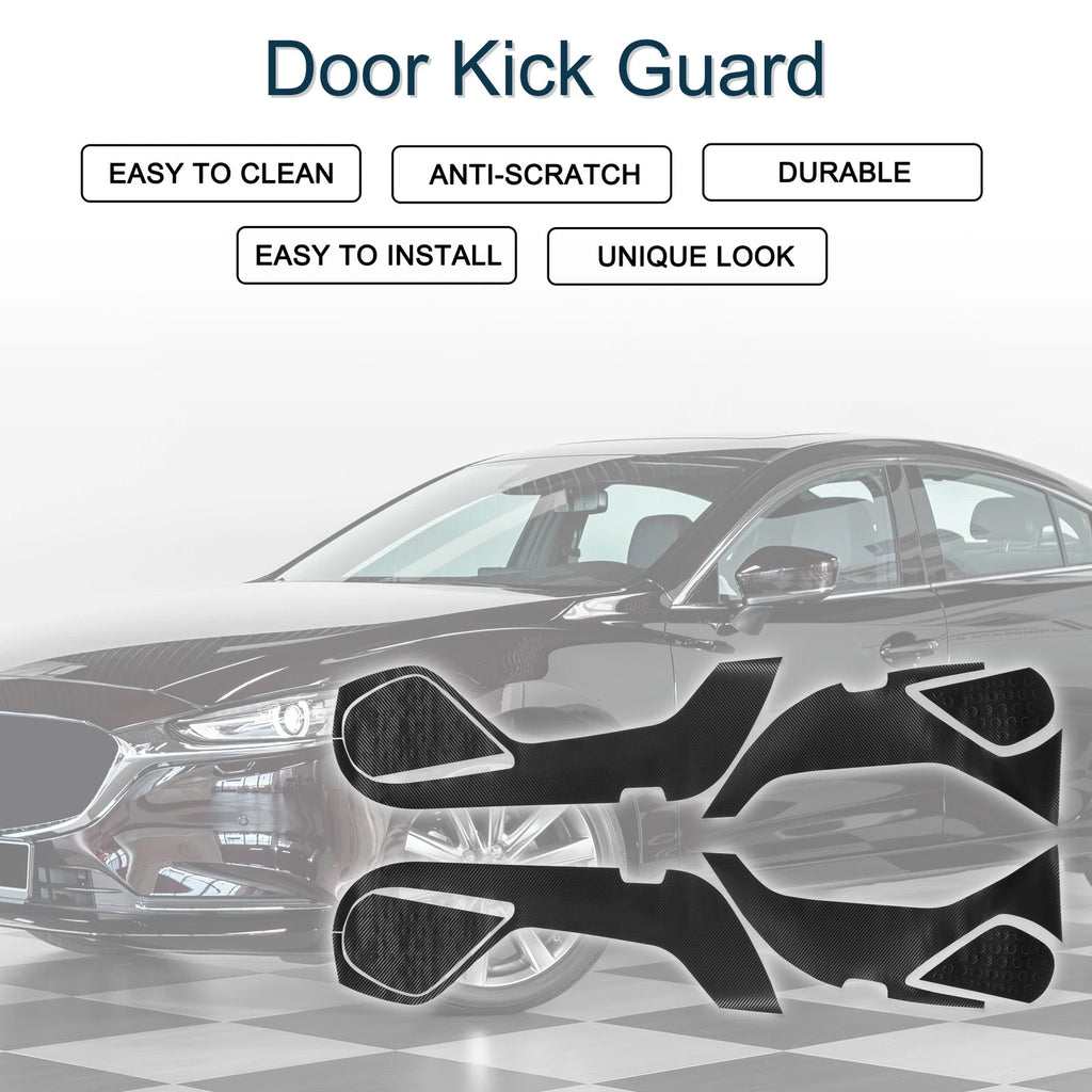 Door Kick Guard Set Replacement for Mazda Atenza (2013–2020) Front Rear