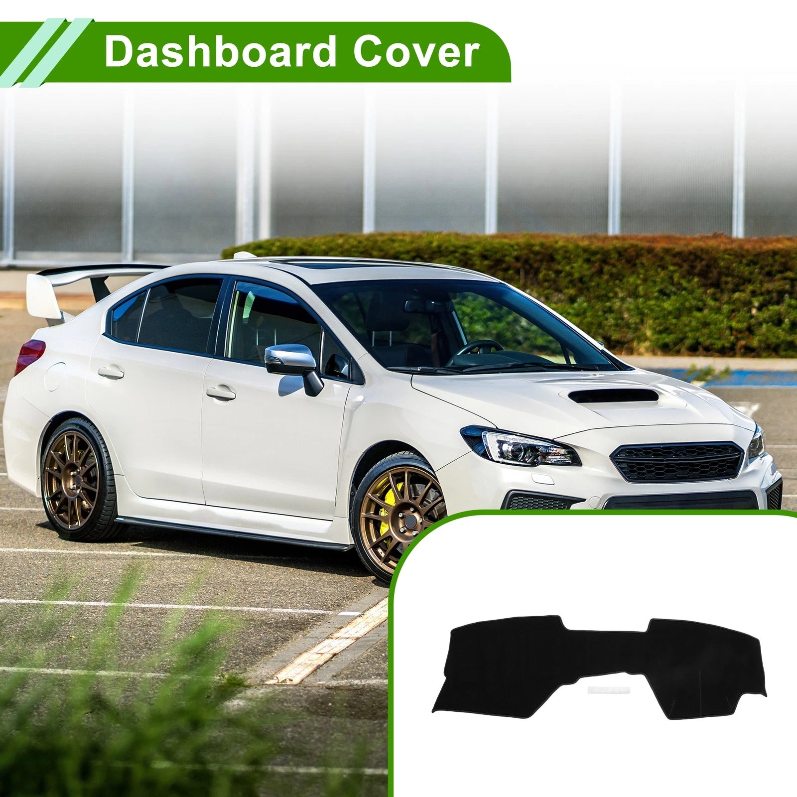 Dash Cover Mat for Mazda3 BP (2019–2024) with Sticker Set